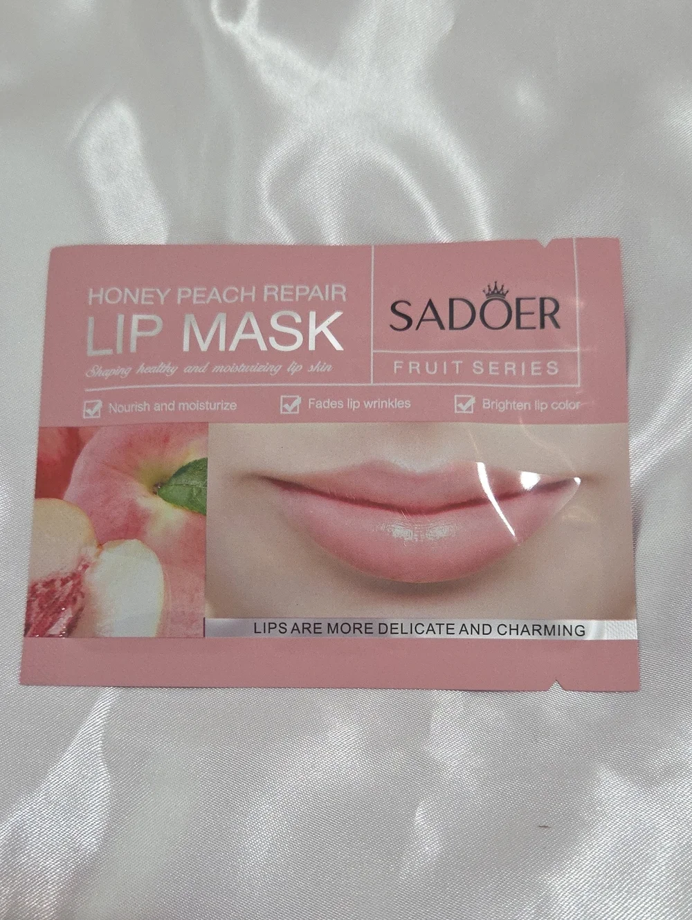 Honey Peach Repair Lip Mask - Pink
